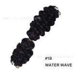 European and American cross-border sdd two-pronged one-tier bulk hair, human hair wigs, real human hair strands