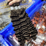 Deep wave real hair dreadlocks, Boho braids, wigs made of 100% human hair, hair bundles, human hair