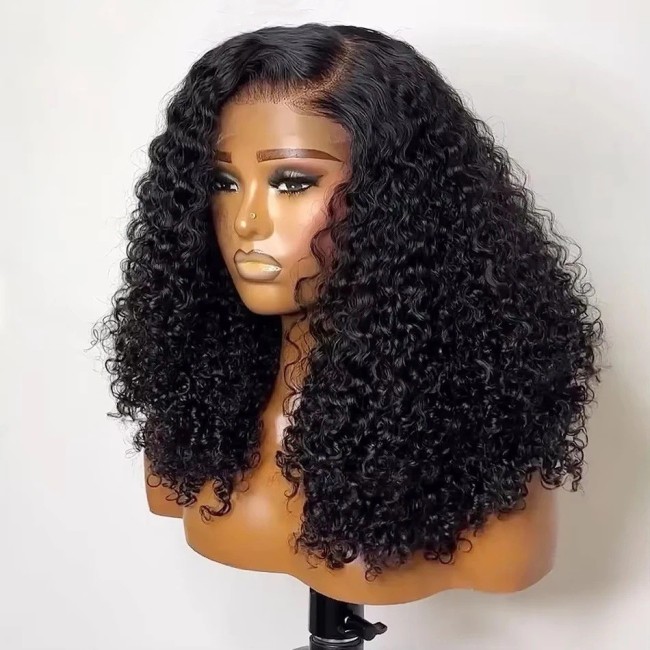 5*5 SDD Pixie Curly Wigs 300% Density Human Hair Wig