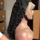 13*4 human hair water wigs, front lace curly hair, 100% human hair, 250% density