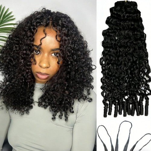 Crochet Feather Hair Extensions Burmese Curly