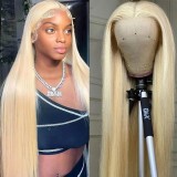 100% Human Hair 613# Blonde 13*4 frontal lace Bob Ear to ear