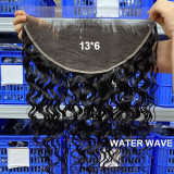 13*6 HD Transparent Lace Human Hair Frontal Closure