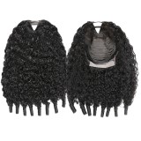 V part Burmese Curly Wigs Human Hair with Spiral Curly End