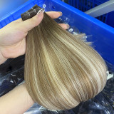 Human hair wigs, hand-knitted hair wefts for women, human hair genius weft bundles, European and American cross-border