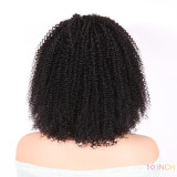 Bob Afro Kinky Curly 4x4 Lace Closure Wigs Human Hair