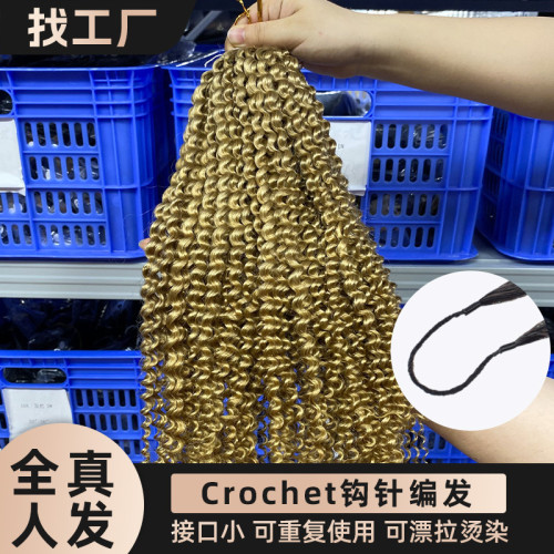 Crochet human hair wigs, real human hair extensions, full hair extensions, Vietnamese wigs