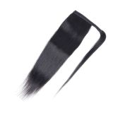 Magic Tape Straight Ponytail PONYTAIL STRAIGHT Natural Black Long Straight Human Hair