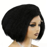 Kinky Straight SDD 13*4Frontal lace Fumi Bob 300%density hum