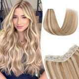 Cross-border dyed human hair U/V1PS5 clip-in wig for cosplay One Pieces Clip in human hair