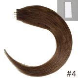 Real hair PU hair extensions, nano seamless hair extensions#Blue tape in hair adhesive 20 pieces 50g
