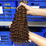 Real human hair wigs, P4/30 boho braids human hair bundles, European and American cross-border hair