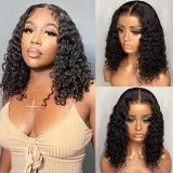 Hot Sale 4*4 Closure Curly Bob wig Brazilian Human Hair