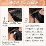 Human tape-in hair extensions, invisible seamless hair extensions, European and American cross-border real human hair extensions