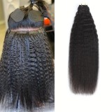 Afro Kinky Straight Tape In Human Hair Extensions for Women