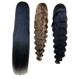 40inch Real Hair Wigs - Direct Sales from the Manufacturer, Extra-Long Headpieces, Cross-Border Exclusive Sale of Extra-Long Real Human Hair Wigs