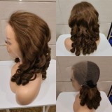 300% Density Egg Roll Wave 13x4 Frontal Wig Bouncy Loose wig