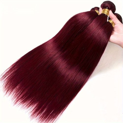 Extensions 99J  winered burguney color  human hair bundles