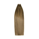 Wholesale in-stock PU real hair tape-in extensions for women, seamless hair extensions, tape-in hair extensions, wig pieces
