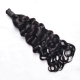 European and American cross-border dreadlock hair extensions, straight strands of real human hair, bulk human hair, full real hair wigs