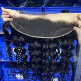 Real human hair wig 13*4 Swiss transparent lace closure human hair wig