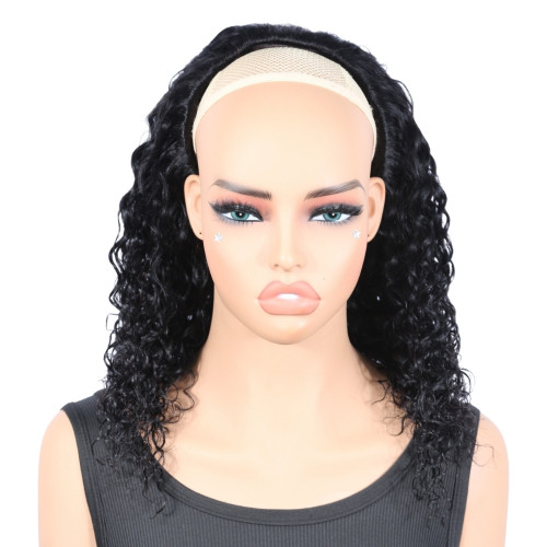 Cross-border European and American wigs made of real human hair, 3-in-1 Human Hair Water Wave Wigs