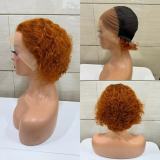 13*4 frontal pixie water Bob  100% Brazilian human hair