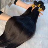 Human Hair Bundles with Lace Closure