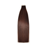 Wholesale in-stock PU real hair tape-in extensions for women, seamless hair extensions, tape-in hair extensions, wig pieces