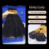 I-tip human hair wigs, women's crystal thread hair extensions, European and American cross-border hair