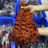 Customized real human hair wigs, deep curly, multi-color hair bundles, bulk human hair, real hair wigs