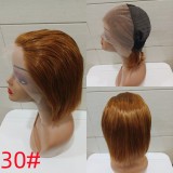 13*4frontal 7inch straight Bob 100%human hair
