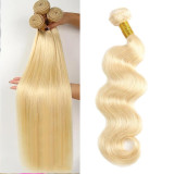 613 blonde hair bundles straight body, European and American wigs for cross-border sales
