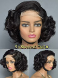 SDD 5*5 Lace Glueless Fumi Loose 300% density 10inch Wig