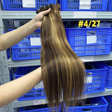 Manufacturer's in-stock wholesale of human hair wigs, bone straight hair extensions, and smooth hair bundles