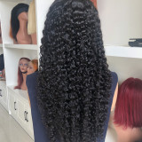 Jerry curly 5*5 Wigs Human Hair Glue-Free HD Lace Long Curly Hair Full Real Hair Wig