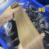 Human hair wigs, hand-knitted hair wefts for women, human hair genius weft bundles, European and American cross-border