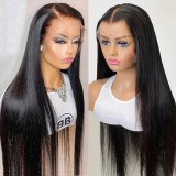 12Grade Brazilian 13*4frontal lace Straight Wig 100% human