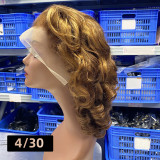 13*4 glueless wig, bouncy loose human hair wig