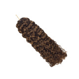 Real human hair crochet extensions pixie curly crochet human hair European and American cross-border wigs