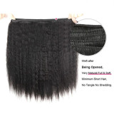 Yaki kinky straight Exterions Virgin Remi human hair in stock