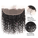 WaterWaveLaceFrontalClosureBraziliaHumanHair fully hand-woven craftsmanship