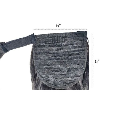 European and American wigs made of real human hair for women, water ponytail with Velcro attachment, foreign trade cross-border wholesale