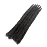Realistic short hair wig 0.6cm handmade dreadlocks cosplay black braids reggae Dreadlocs