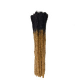 Realistic short hair wig 0.6cm handmade dreadlocks cosplay black braids reggae Dreadlocs
