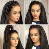 13*4 large hair pieces Human Hair Kinky Straight Wigs Yaki Small Curly Hotselli Natural Style