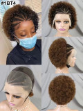 Afro braided wig 13*4lace 100%human hair