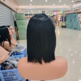 Fringe Straight Bob 100% human hair   8inch 48RMB