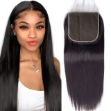 4x4Transparent HD swissLace Closure Straight  huamn hair wig
