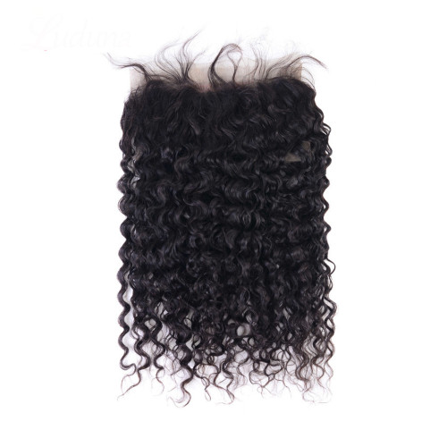9A Brazilian Human Hair Water Wave 360 Lace Frontal Closure